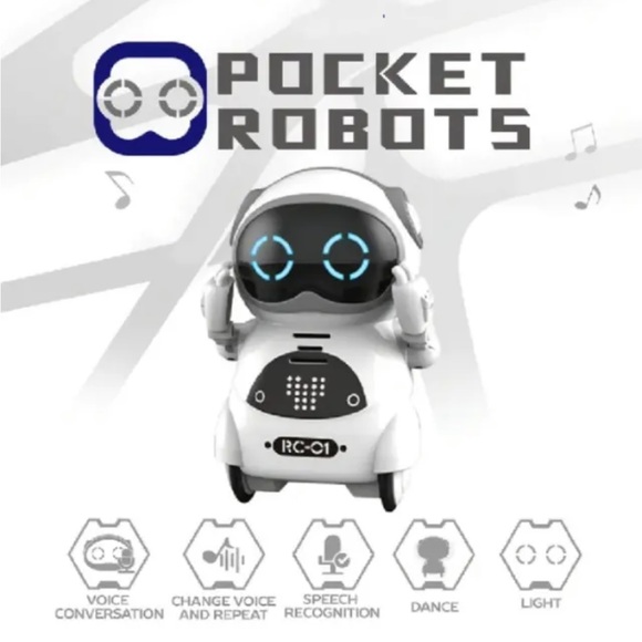 New Pocket Mini RC Robot Talking Interactive Kids Toy Gift Smart Toys Robots - Picture 12 of 15
